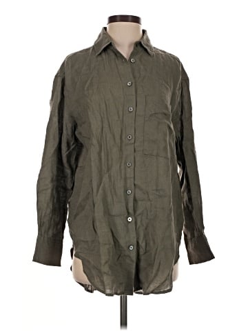 AYR 3/4 Sleeve Button-Down Shirt (view 1)