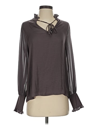 Naked Zebra Long Sleeve Blouse (view 1)
