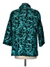 Ali Miles 100% Polyester Paisley Teal Coat Size M - photo 2