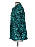 Ali Miles 100% Polyester Paisley Teal Coat Size M - photo 5