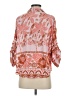 Rose + Olive 100% Polyester Orange 3/4 Sleeve Blouse Size S - photo 2