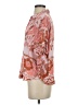 Rose + Olive 100% Polyester Orange 3/4 Sleeve Blouse Size S - photo 5