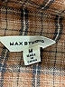 Max Studio Plaid Brown Long Sleeve Button-Down Shirt Size M - photo 7