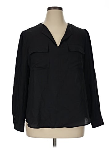 Jones New York Signature Long Sleeve Blouse (view 1)