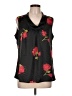 Worthington 100% Polyester Black Sleeveless Blouse Size L - photo 1