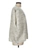 Eileen Fisher Metallic Silver Poncho Size L - photo 4