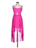 BCBGeneration 100% Recycled Polyester Pink Cocktail Dress Size 10 - photo 1