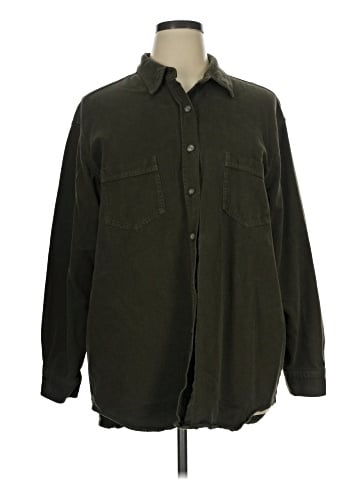 Karen Kane Long Sleeve Button-Down Shirt (view 1)