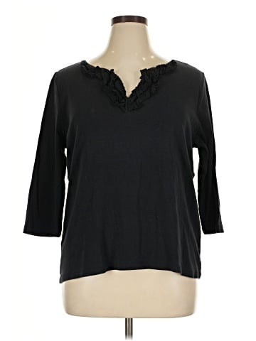 Talbots 3/4 Sleeve Top (view 1)