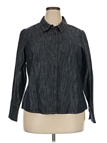 M&S Long Sleeve Button-Down Shirt (view 1)