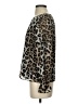 Banana Republic 100% Polyester Animal Print Silver Long Sleeve Blouse Size S - photo 5
