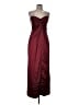 Xscape 100% Polyester Red Burgundy Cocktail Dress Size 8 - photo 1