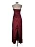 Xscape 100% Polyester Red Burgundy Cocktail Dress Size 8 - photo 2