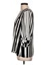 Worthington 100% Polyester Stripes Silver 3/4 Sleeve Blouse Size L - photo 5