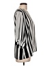 Worthington 100% Polyester Stripes Silver 3/4 Sleeve Blouse Size L - photo 4