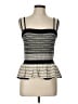 Express Stripes Ivory Sleeveless Top Size L - photo 1