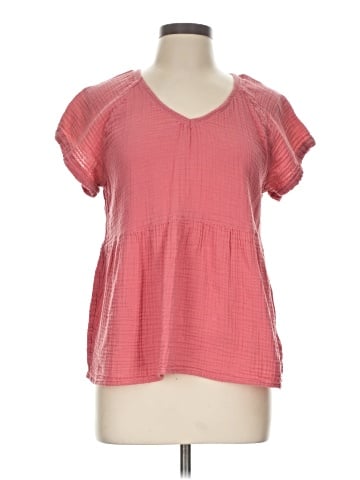 Maurices Short Sleeve Blouse (view 1)