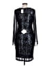 Connected Apparel Black Cocktail Dress Size 12 - photo 2