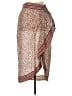 Pull&Bear Paisley Brown Casual Skirt Size L - photo 1