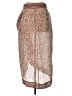 Pull&Bear Paisley Brown Casual Skirt Size L - photo 2