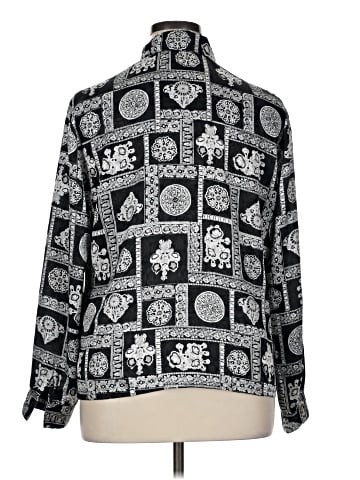 Notations Long Sleeve Blouse (view 2)