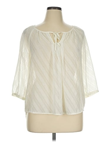 St. John's Bay 3/4 Sleeve Blouse (view 1)