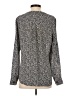 Express 100% Polyester Gray Long Sleeve Blouse Size S - photo 2