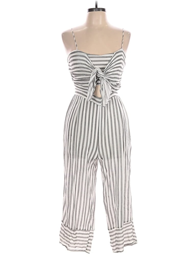 Pre-owned Assorted Brands Jumpsuit In Gray