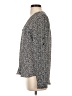 Express 100% Polyester Gray Long Sleeve Blouse Size S - photo 5