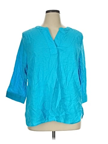 Lucy & Laurel 3/4 Sleeve Blouse (view 1)