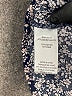 DR2 100% Rayon Floral Blue 3/4 Sleeve Blouse Size S - photo 8