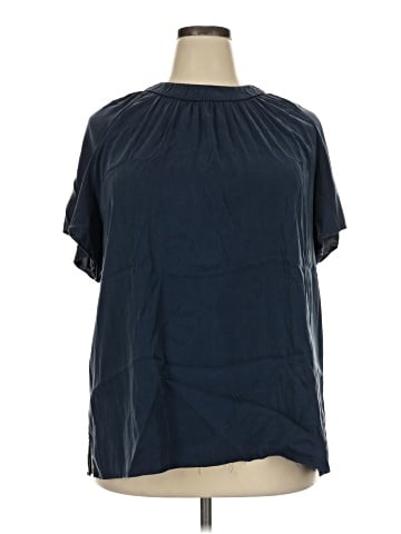 Universal Standard Short Sleeve Blouse (view 1)