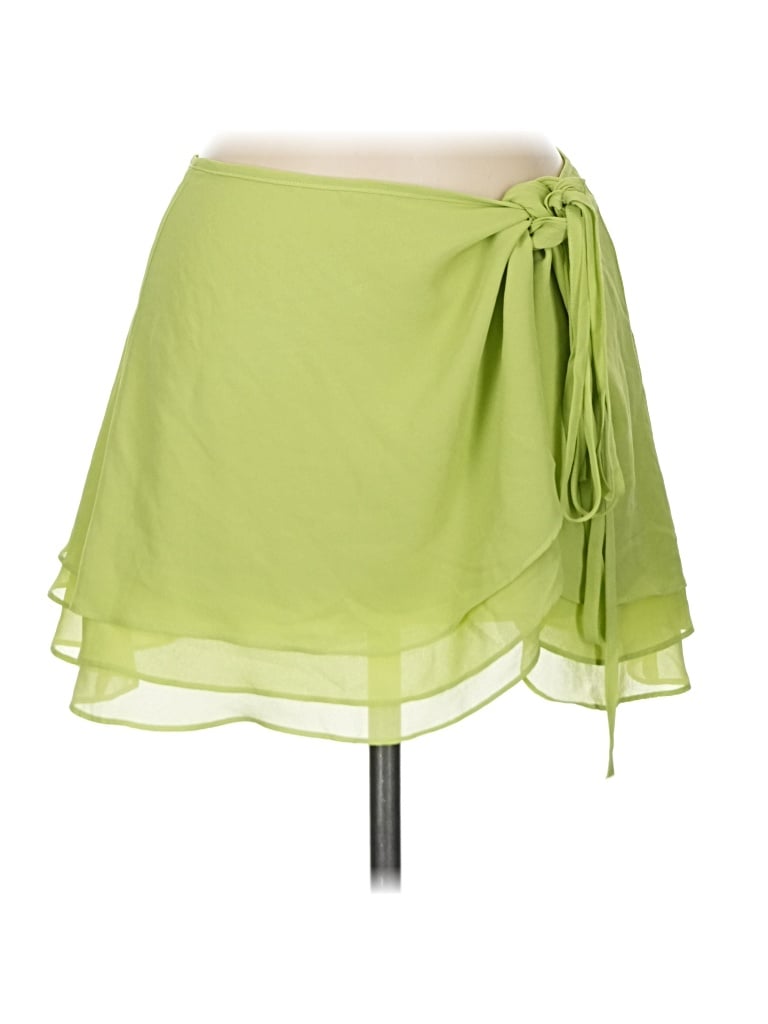 Pre-owned White Fox Casual Skirt In Green