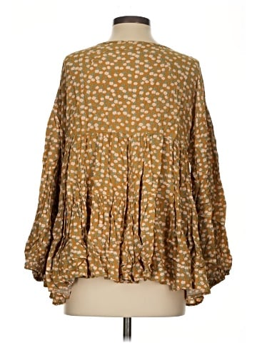 Easel 3/4 Sleeve Blouse (view 2)