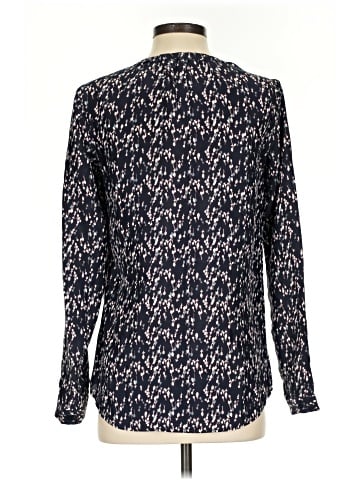 Garnet Hill Long Sleeve Silk Top (view 2)