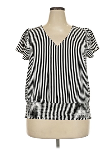 Ann Taylor Factory Short Sleeve Blouse (view 1)