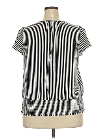 Ann Taylor Factory Short Sleeve Blouse (view 2)