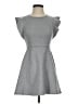 BCBGeneration Solid Gray Casual Dress Size 0 - photo 1