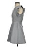 BCBGeneration Solid Gray Casual Dress Size 0 - photo 5