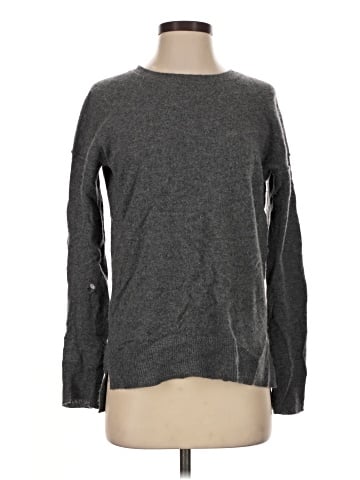 Aqua Cashmere Pullover Sweater (view 1)