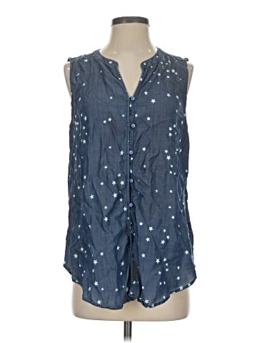 Liz Claiborne Sleeveless Button-Down Shirt (view 1)
