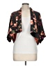 Tabitha 100% Polyester Floral Black Vest Size L - photo 1