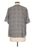 Worthington Gray Short Sleeve Blouse Size L - photo 2