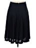 J.Crew 100% Polyester Solid Black Casual Skirt Size 4 - photo 2