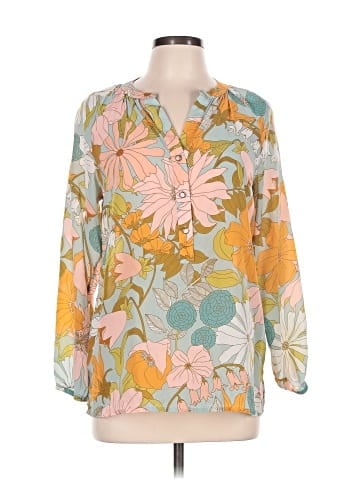 Spartina 449 3/4 Sleeve Silk Top (view 1)