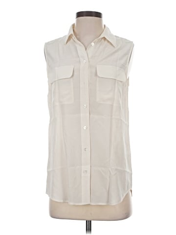 Equipment Sleeveless Button-Down Shirt (view 1)