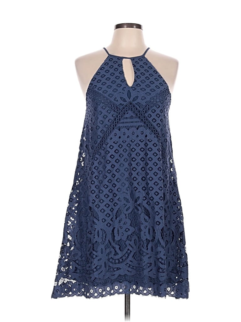 Pre-owned Alya Casual Dress In Blue