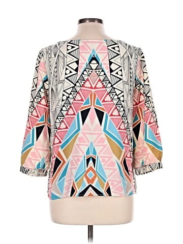Hello Miss 3/4 Sleeve Blouse (view 2)
