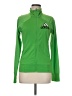 Adidas 100% Polyester Green Track Jacket Size 6 - photo 1