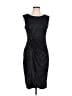 En Focus Studio Metallic Black Cocktail Dress Size 10 - photo 1